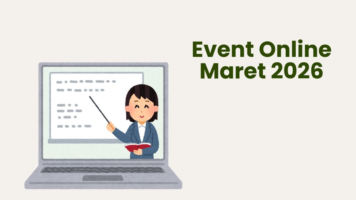 event online Maret 2026