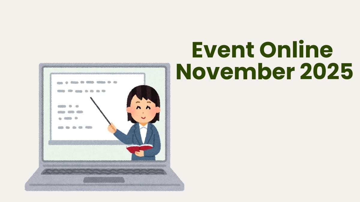 event online November 2025