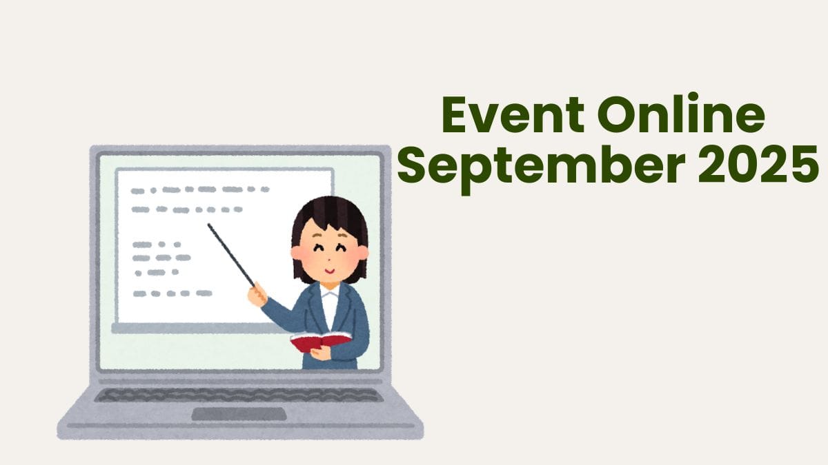 event online September 2025