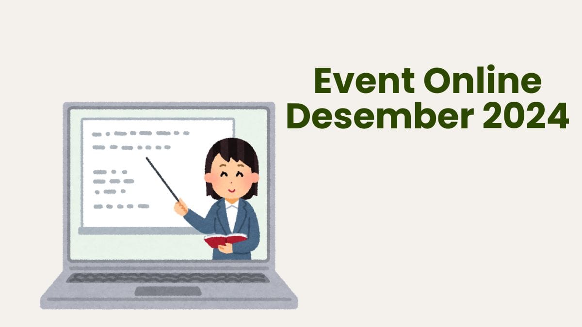 Event online Desember 2024