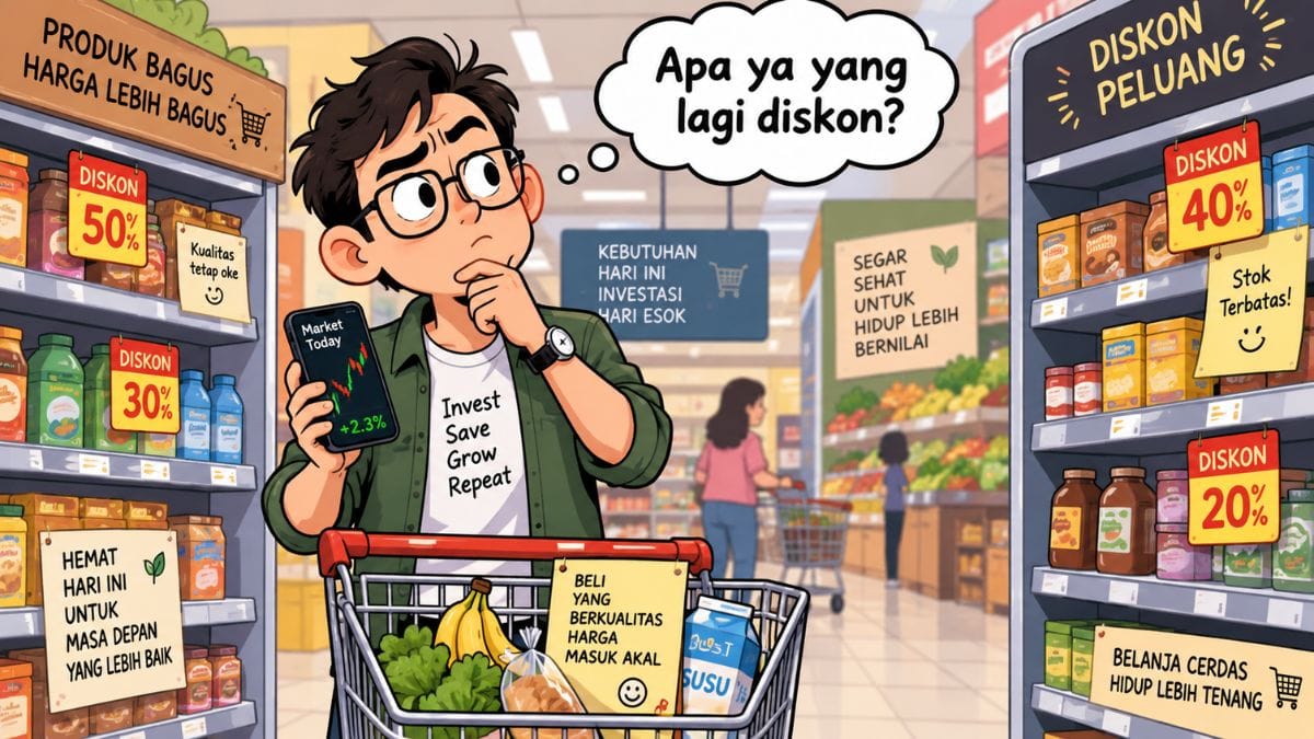 saham diskon