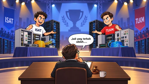 saham TLKM dan ISAT