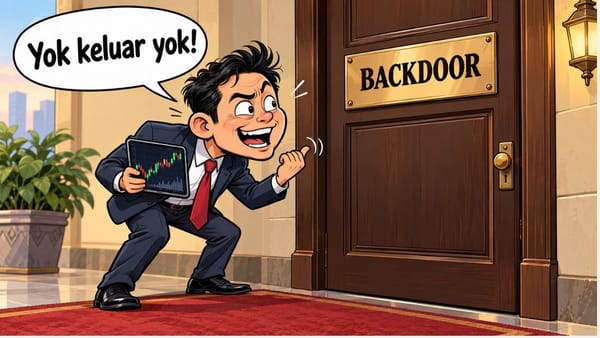 saham backdoor